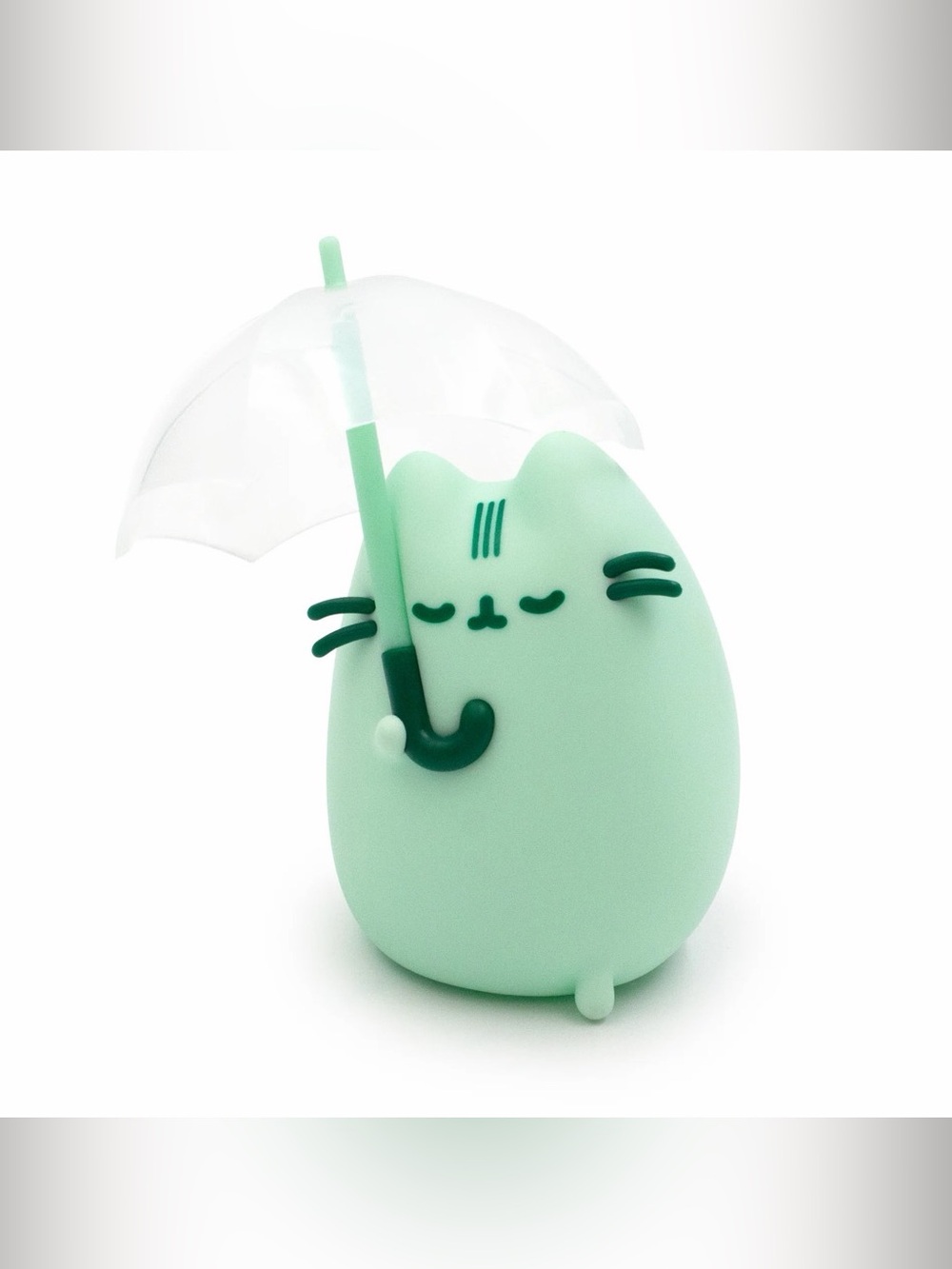 Pusheen Box Exclusive Spring 2021 Rainy Day Umbrella Vinyl Toy  - NWT Green